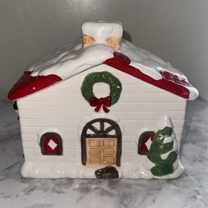 Vintage Christmas House Music Box Plays Jingle Bells Tested